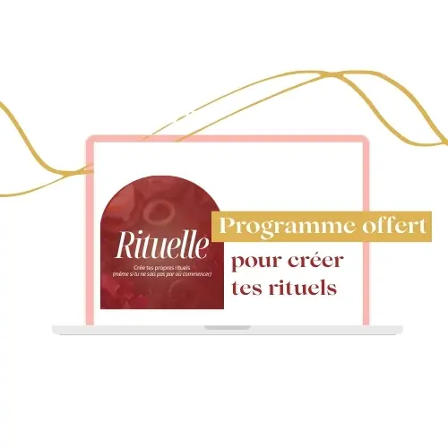 Cadeau de Julia Simon pour créer tes propres rituels. Freebie Rituelle