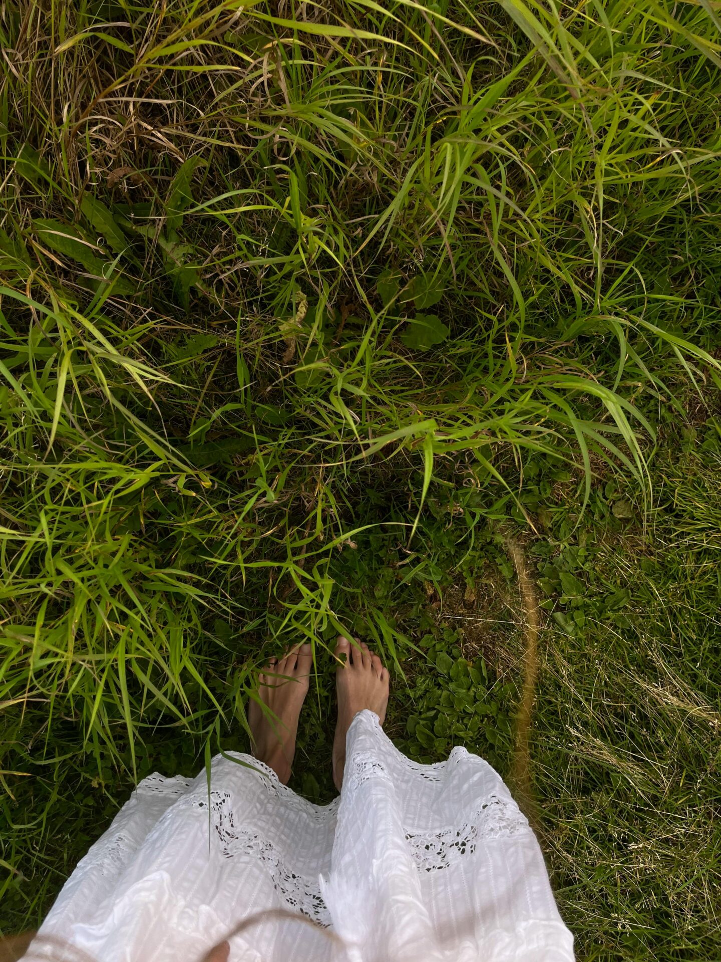 Marcher dans les pieds pour faire un rituel
